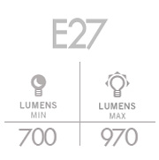 Tabla equivalencias LED & LUMEN E27 700 - 970lm